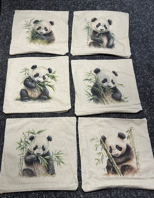 Panda Cushions with 6 to choose from