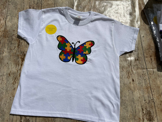 Children's Autistic Butterfly T-shirt
