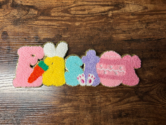 Easter Chenille Patch (patch only or on clothing)