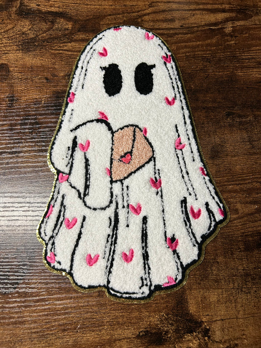 Love Ghost Chenille Patch (patch only or on clothing)