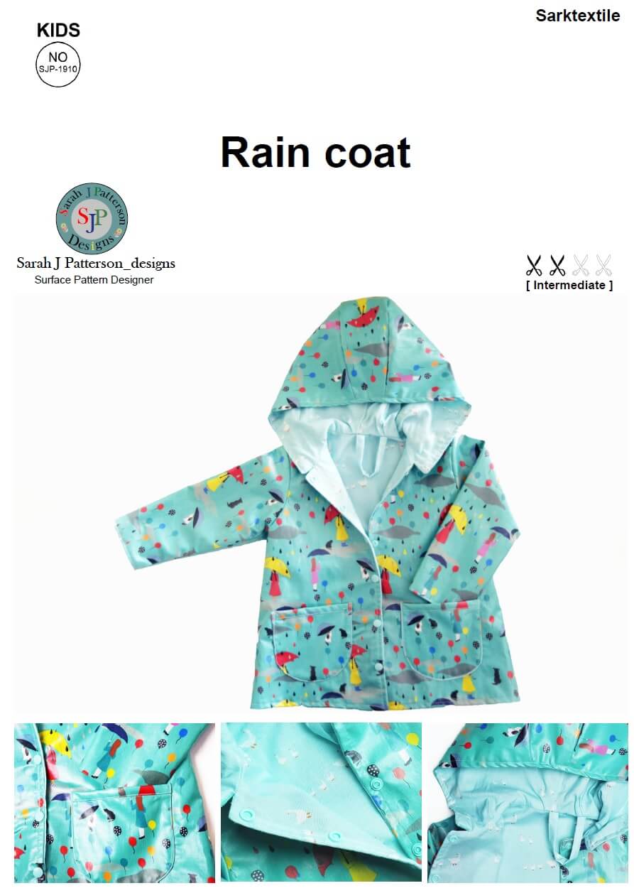 Sewing-Sanctuary Raincoat 2-10 years