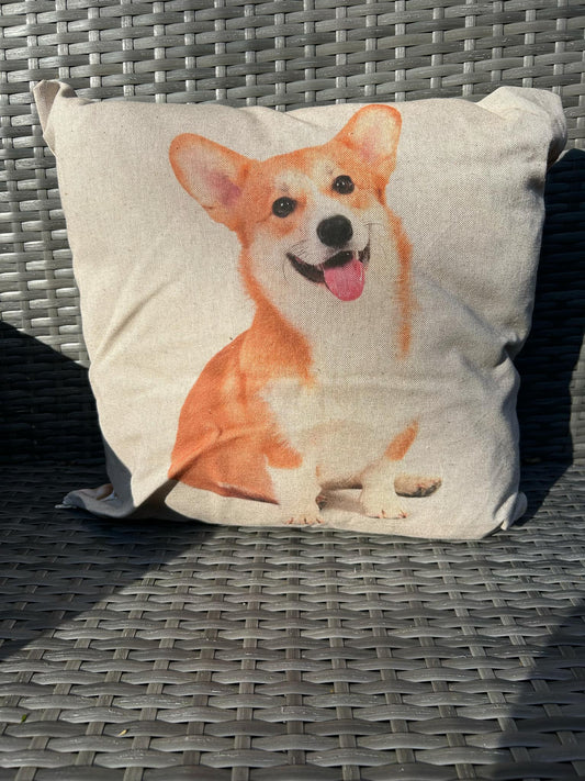 Corgi Cushion