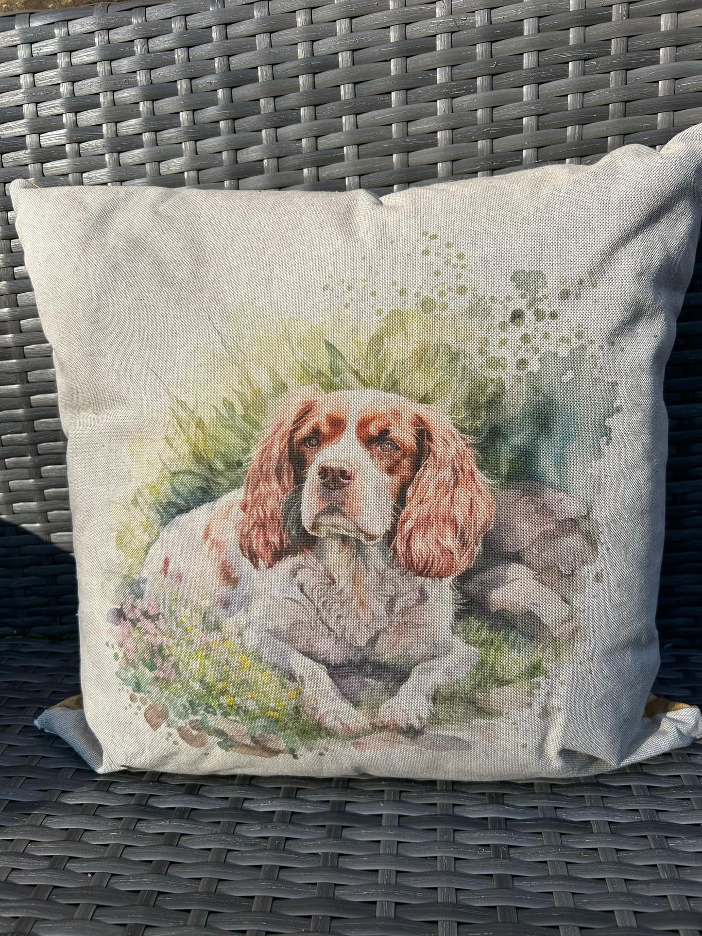 English Cocker Spaniels Cushion