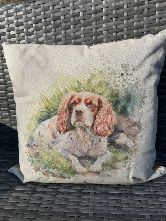 English Cocker Spaniels Cushion