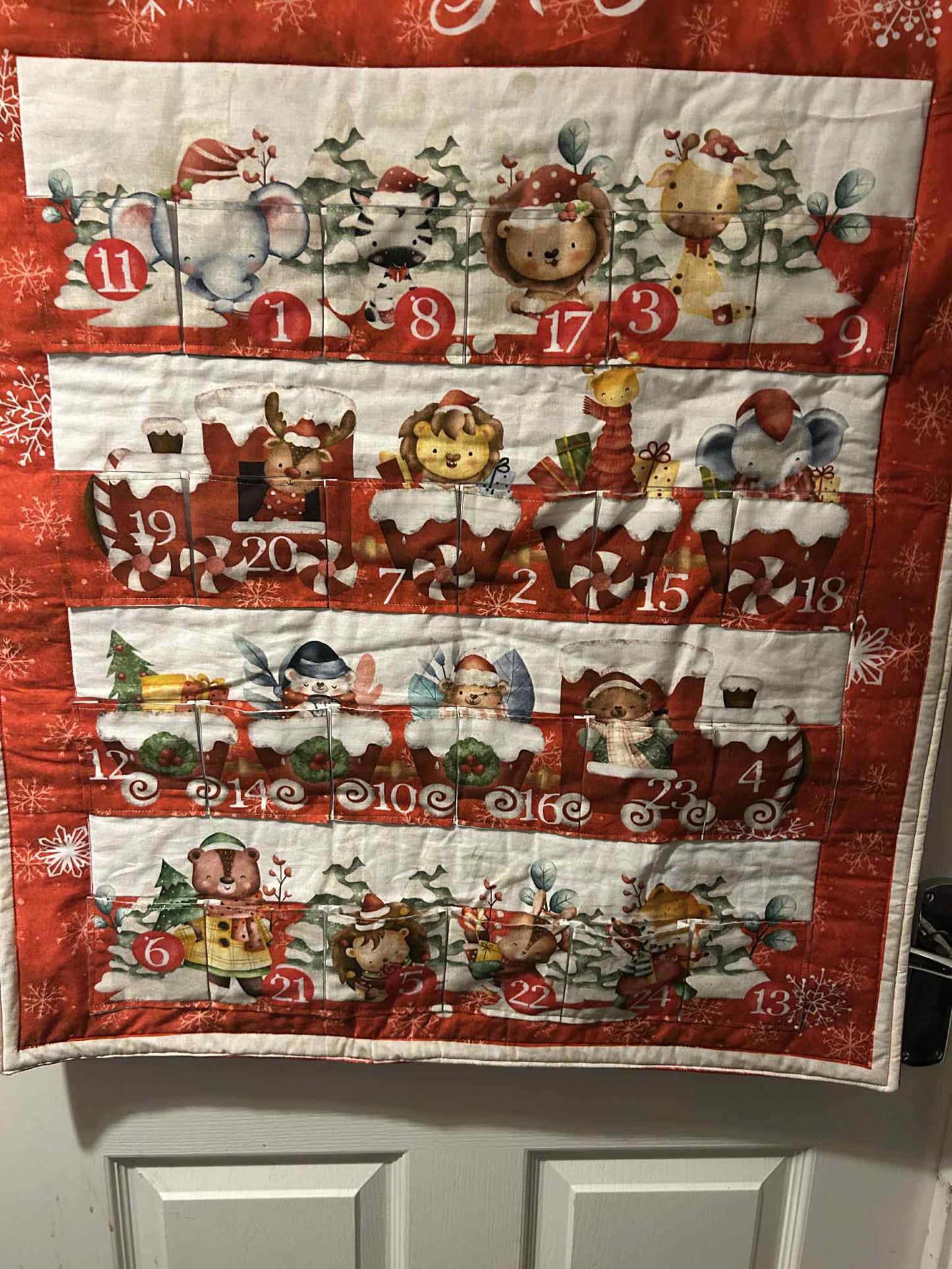Cute Christmas Candy Advent Calendar