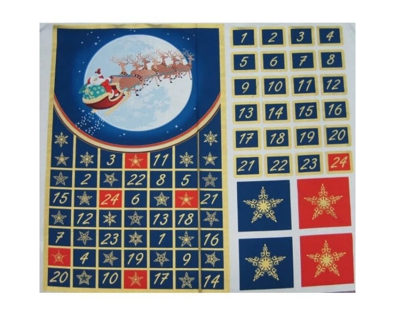 Xmas Santa Reindeer Advent Calendar