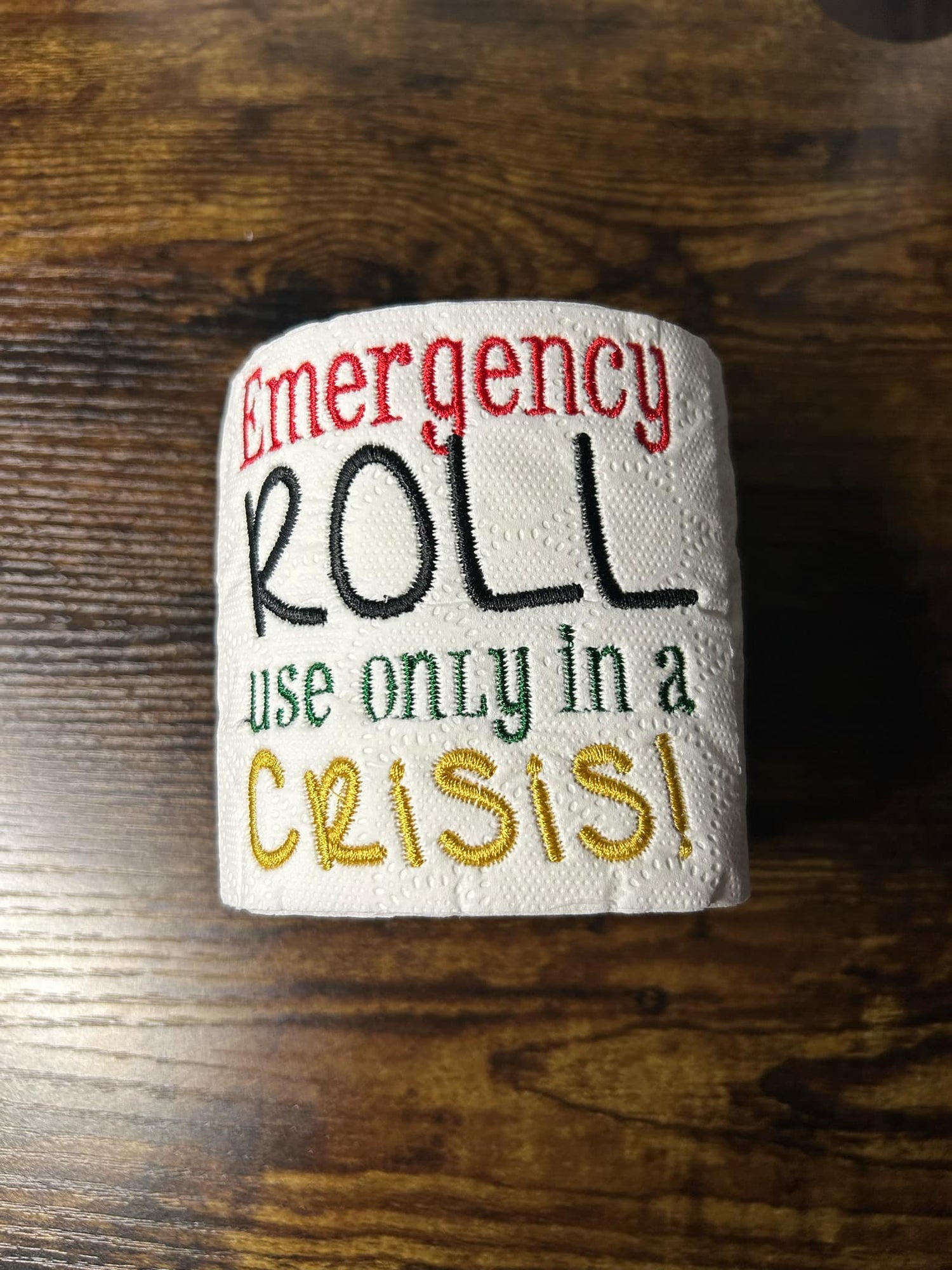 Embroidered Toilet Rolls