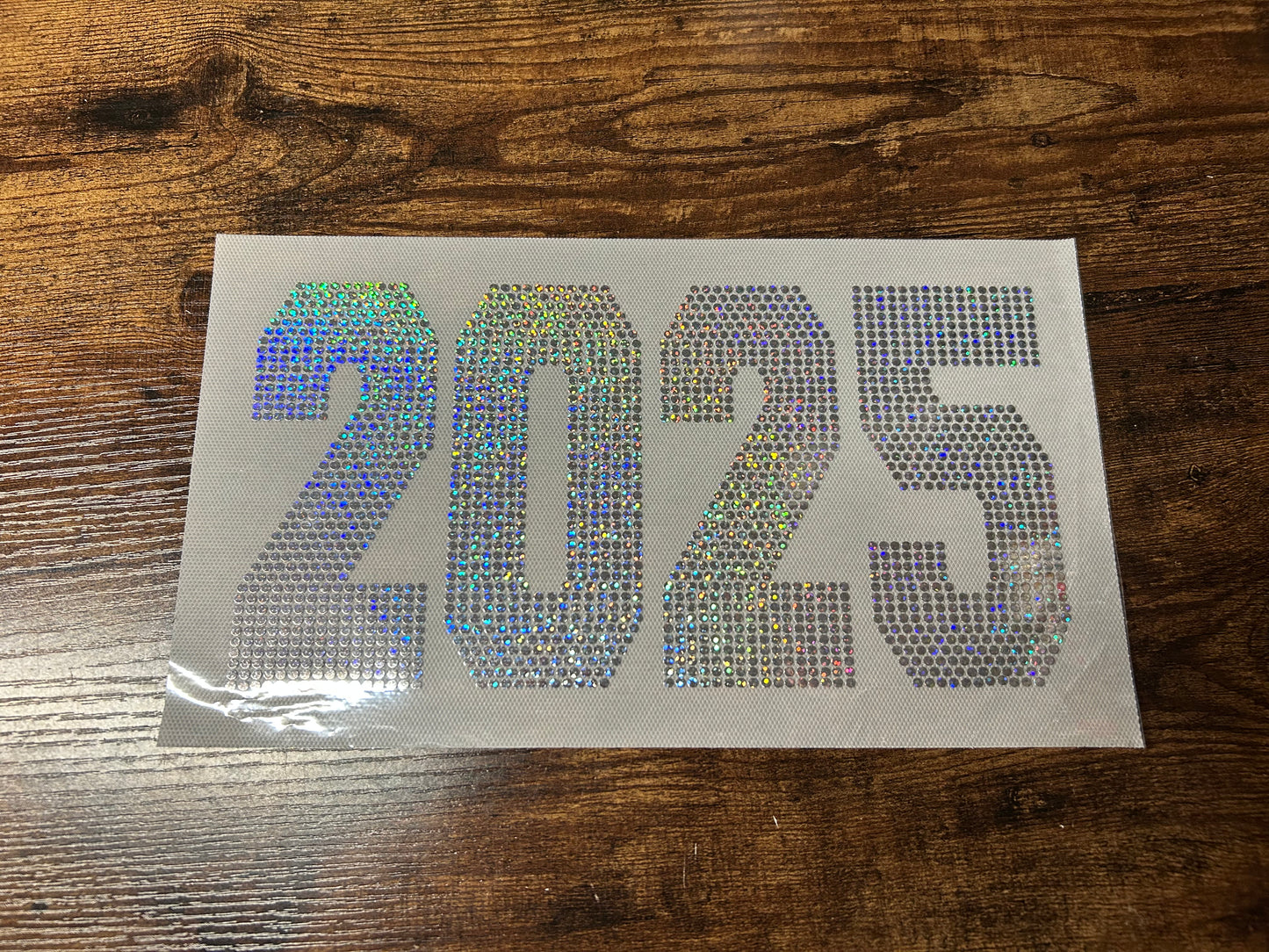 2025 Silver Spangle Transfer (transfer only or on clothing)