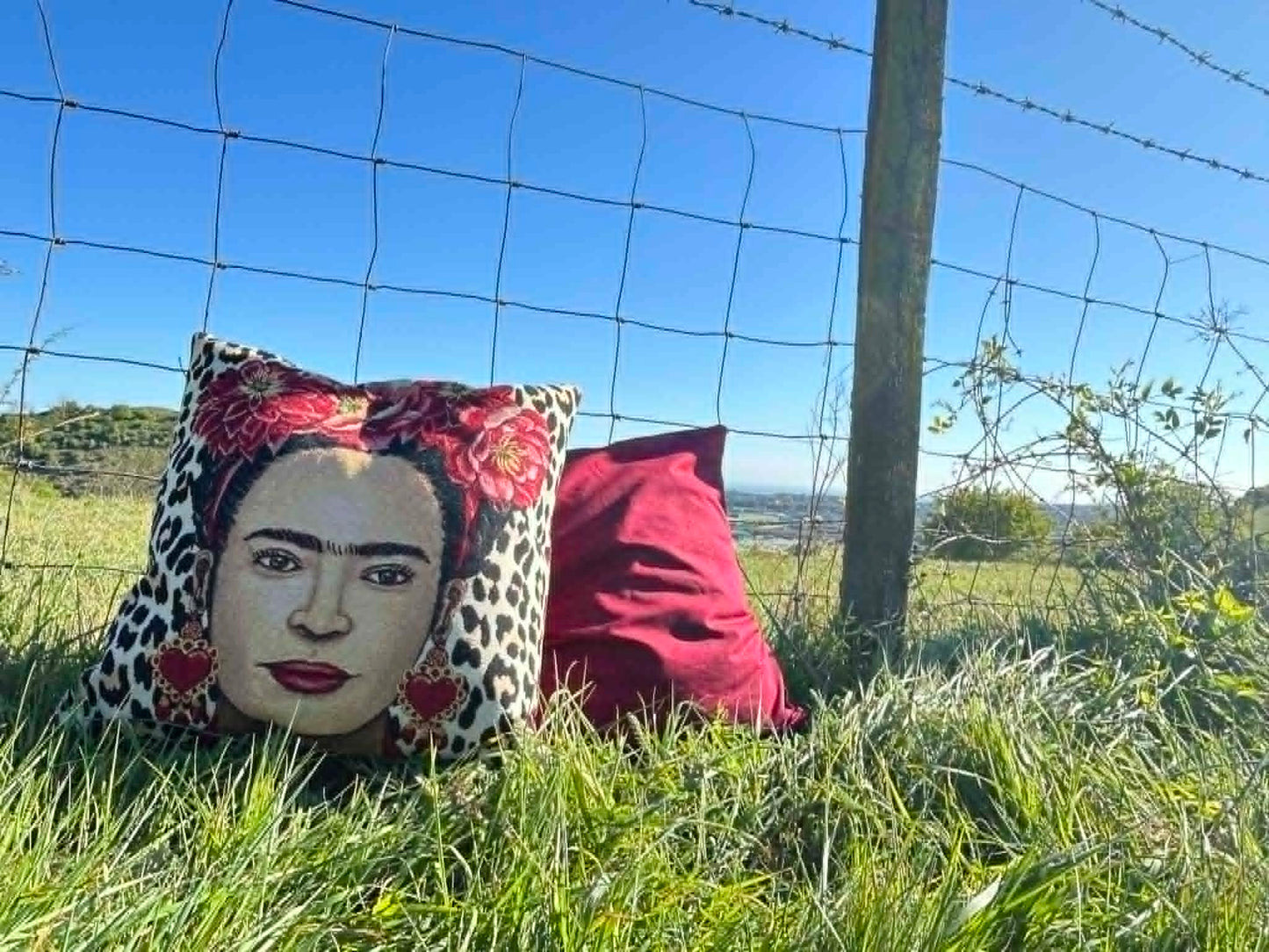 New Frida Kahlo Tapestry Cushion
