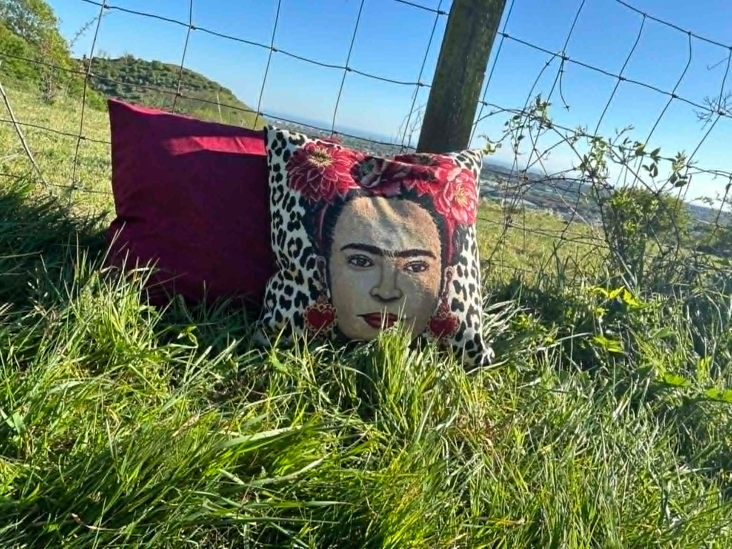 New Frida Kahlo Tapestry Cushion